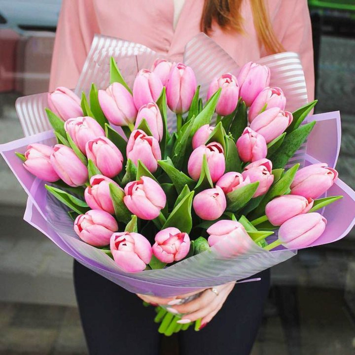 25 тюльпанов "Айс крем" в Калуге