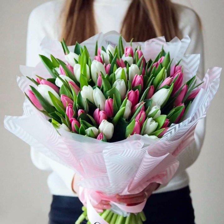 Букет тюльпанов "Лолита" в Калуге
