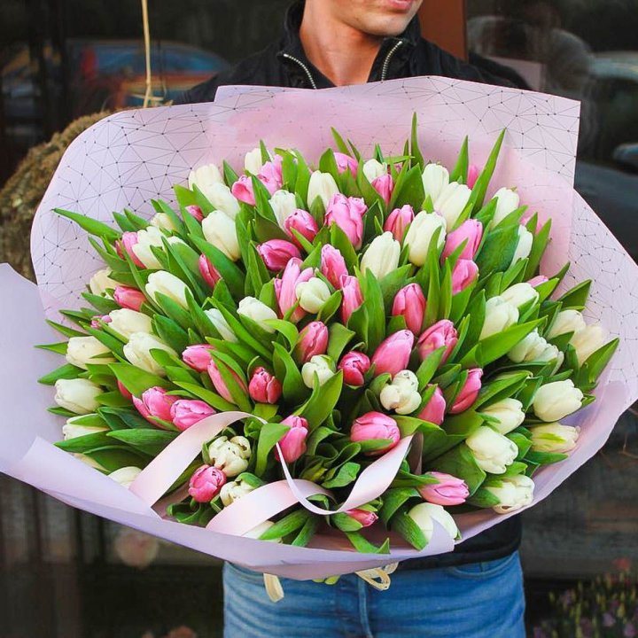 101 тюльпан микс в Калуге